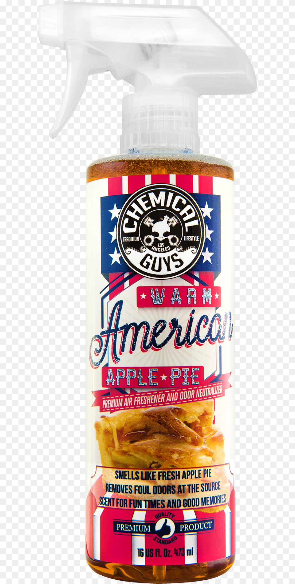 Warm American Apple Pie Air Freshener Chemical Guys Apple Pie, Tin, Can, Spray Can, Alcohol Free Png