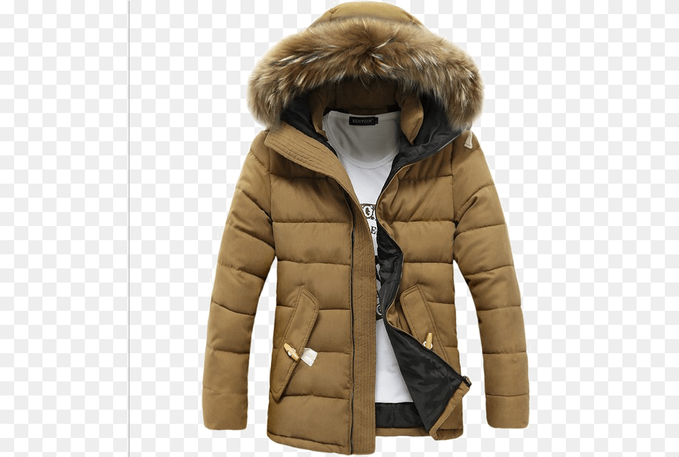 Warm Coat Transparent Winter Jackets For Men, Clothing, Jacket, Hood, Overcoat Png Image