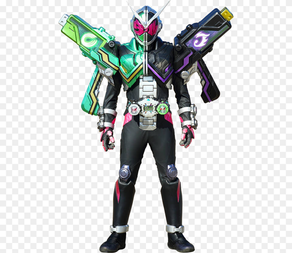 Warmor Double Kamen Rider Zi O Kamen Rider Zi Otrinity, Clothing, Costume, Person, Adult Png Image