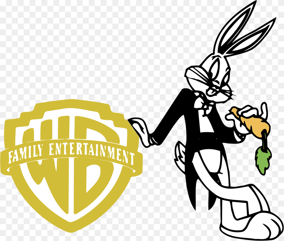 Warner Bros Family Entertainment Logo Transparent Warner Bros Family Logo, Animal, Invertebrate, Insect, Bee Free Png Download