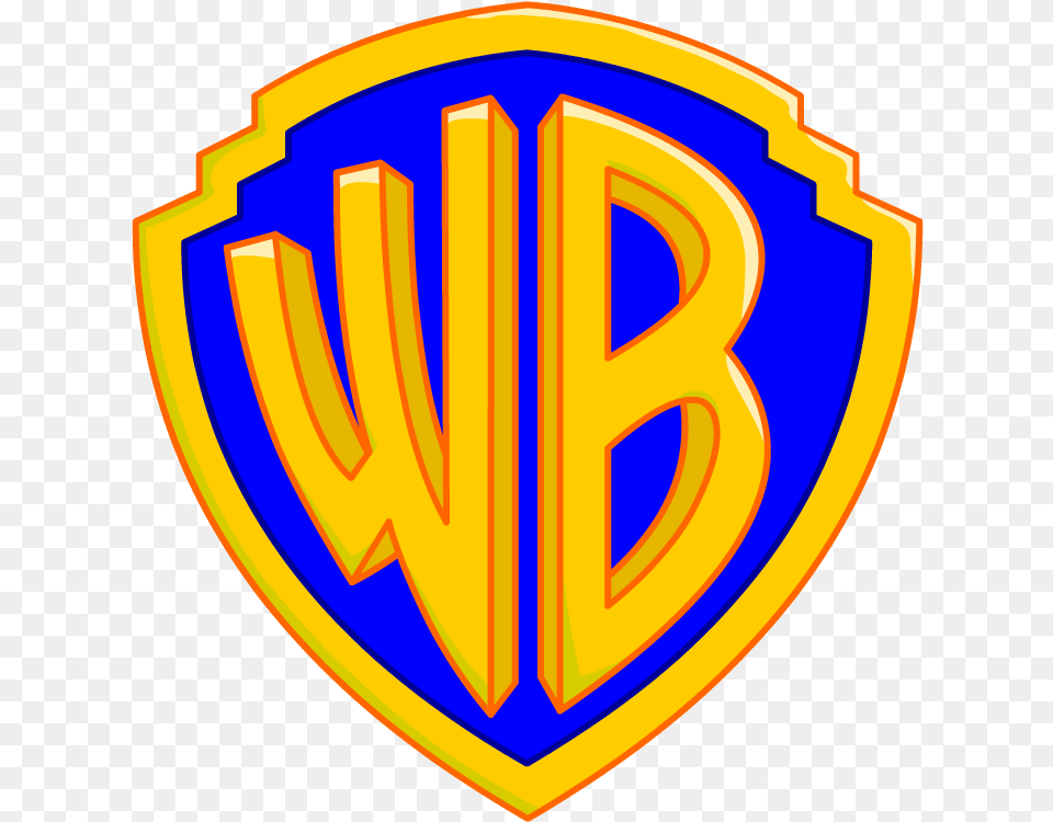Warner Bros Feature Animation Logo Wb Shield Logo, Badge, Symbol, Emblem, Food Png Image