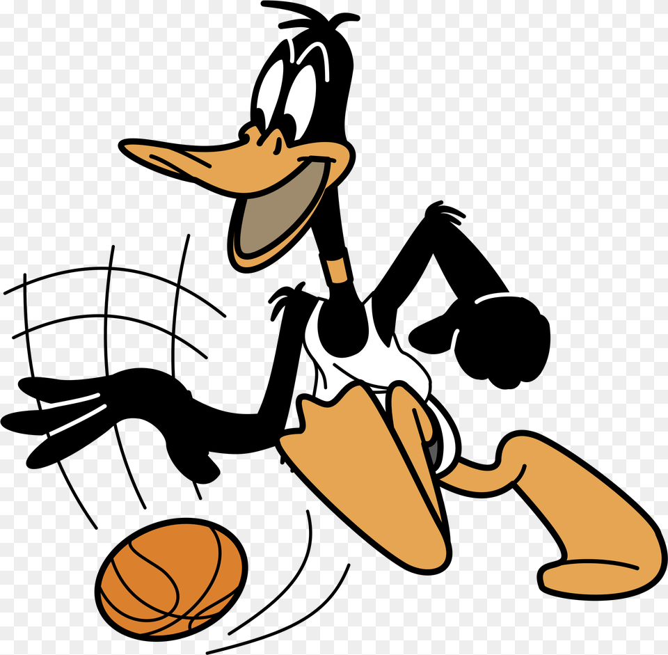 Warner Bros Logo Daffy Duck Basketball, Clothing, Hat, Cartoon, Sport Free Png