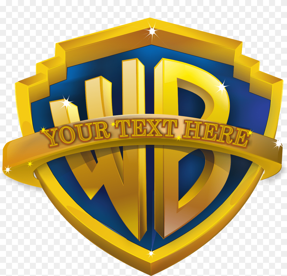 Warner Bros Logo Warner Bros Studios Logo, Badge, Symbol, Bulldozer, Machine Free Transparent Png