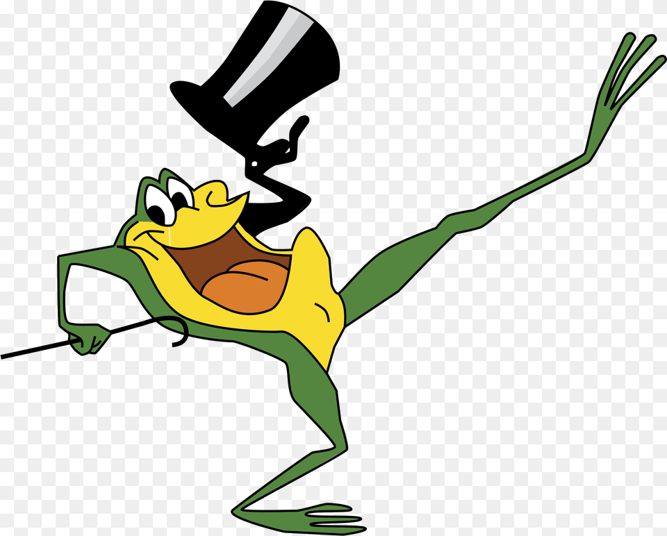 Warner Bros Michigan J Frog Logo Transparent Michigan J Frog, Amphibian, Animal, Wildlife, Cartoon Png