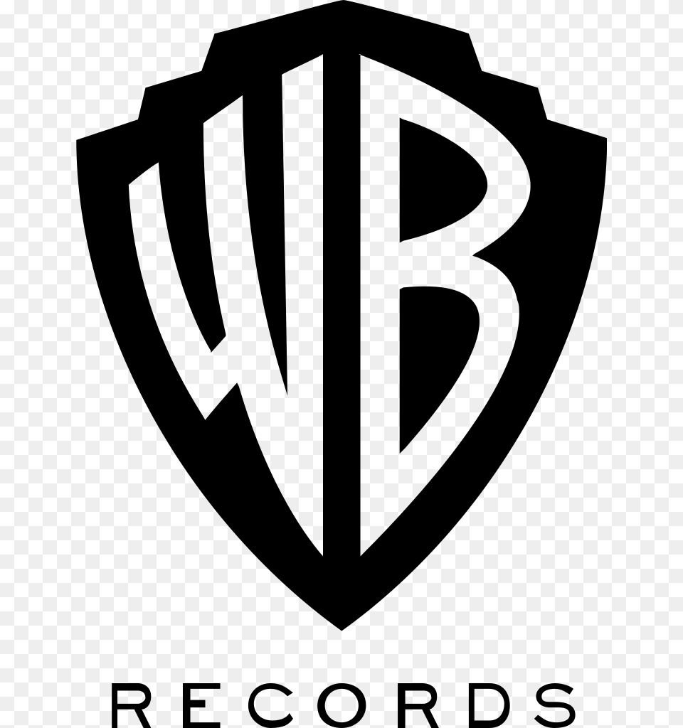 Warner Bros Records Logo, Gray Free Png