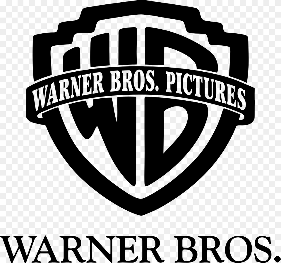 Warner Bros Studio Logo, Gray Free Png