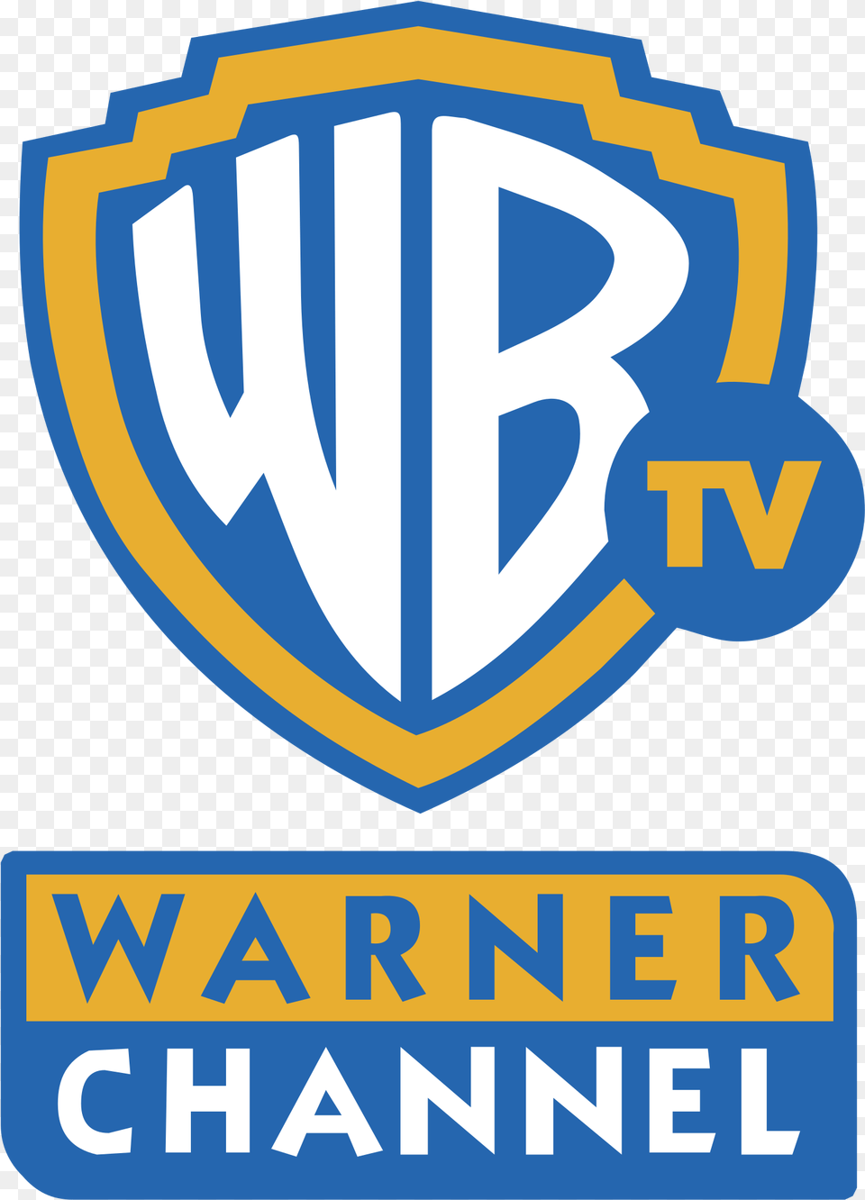 Warner Channel Logo Transparent Warner Bros Tv Logo, Badge, Emblem, Symbol Free Png Download