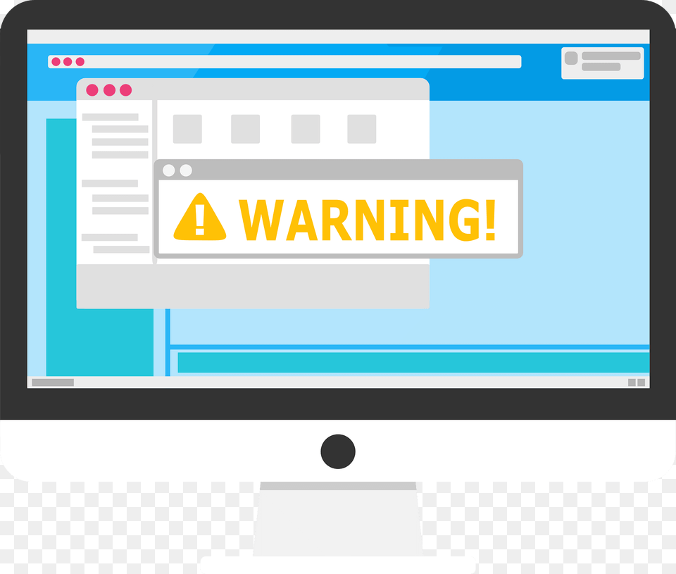 Warning Clipart, Computer, Electronics, Pc, Computer Hardware Png