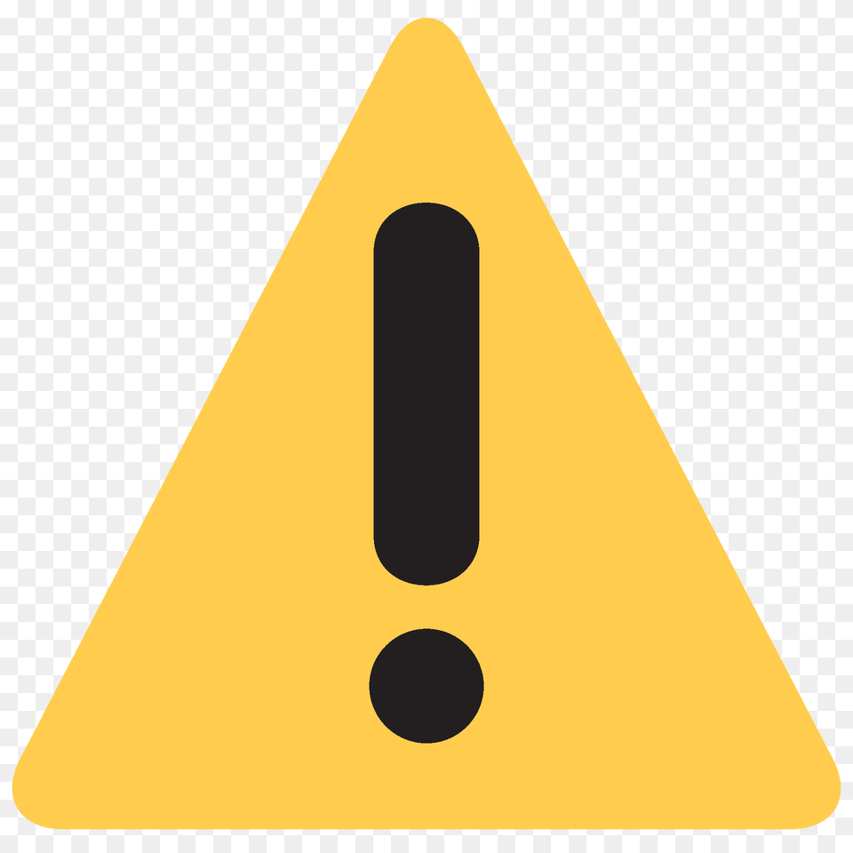 Warning Emoji Clipart, Triangle, Sign, Symbol Free Png Download