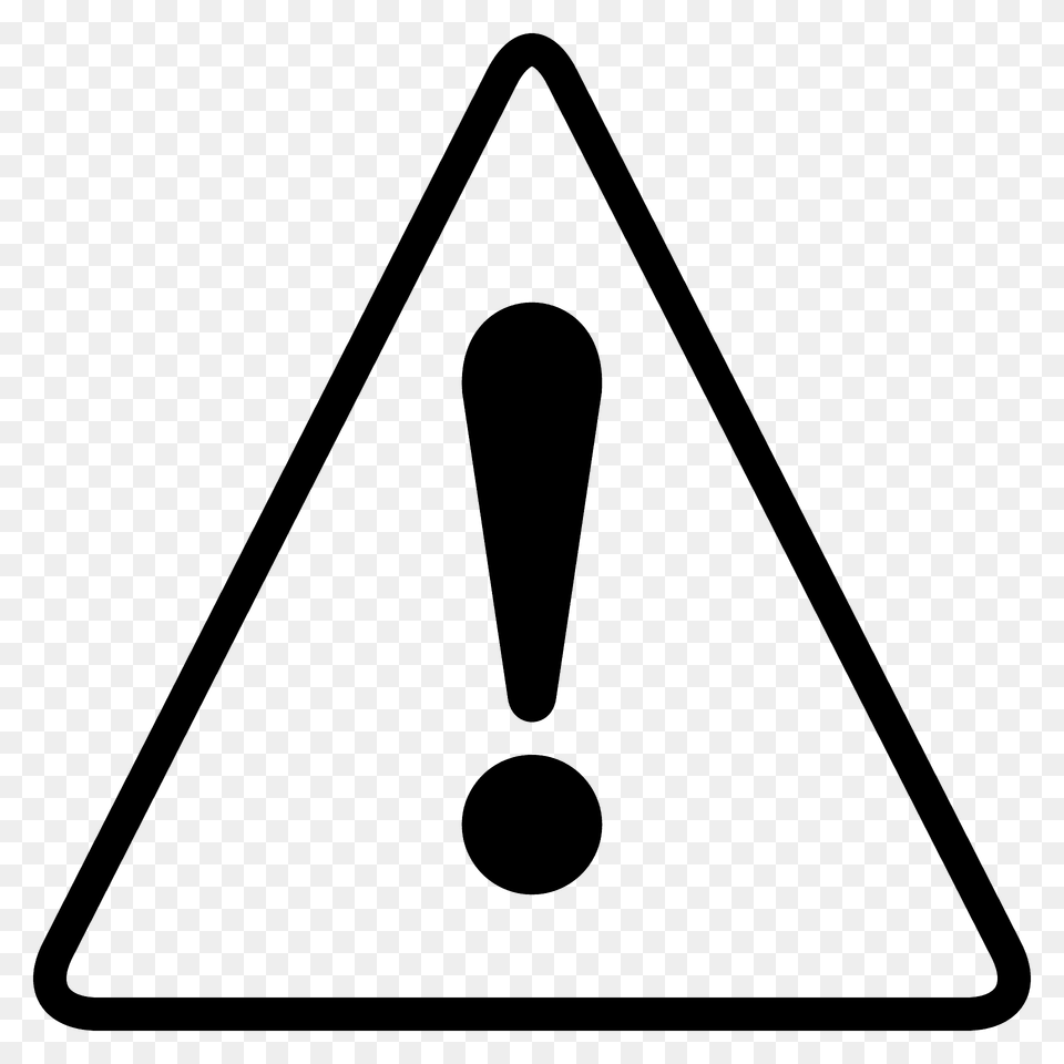 Warning Emoji Clipart, Triangle, Symbol Free Transparent Png