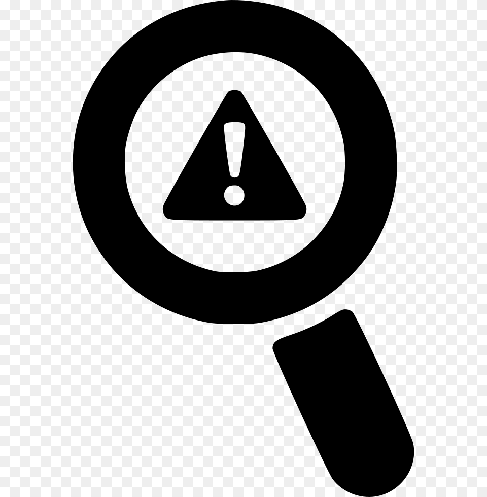 Warning Error Caution Search And Shop Icon, Sign, Symbol, Disk Free Transparent Png
