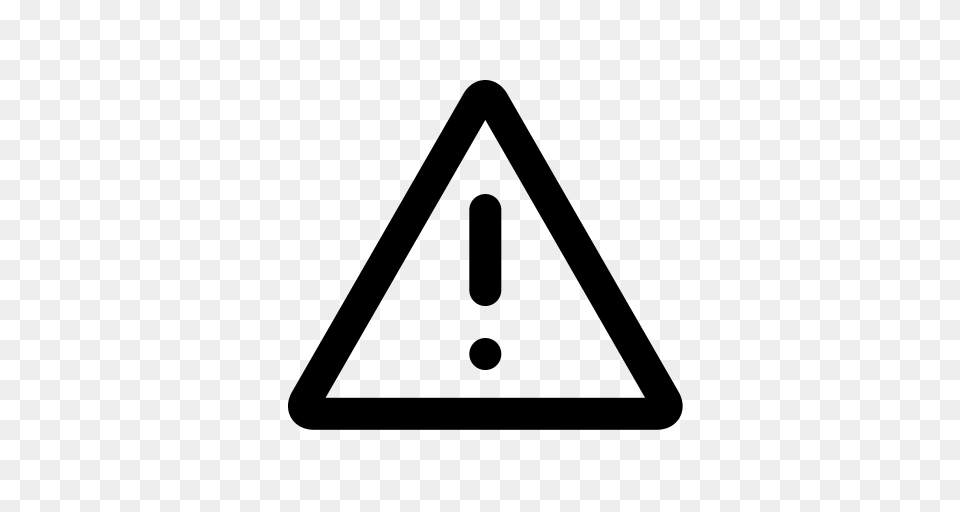 Warning Icon And Vector For Gray Free Png Download