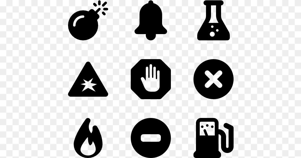 Warning Icons Danger Icons, Gray Png Image