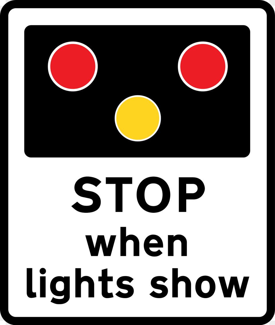 Warning Of Light Signals, Traffic Light Free Png