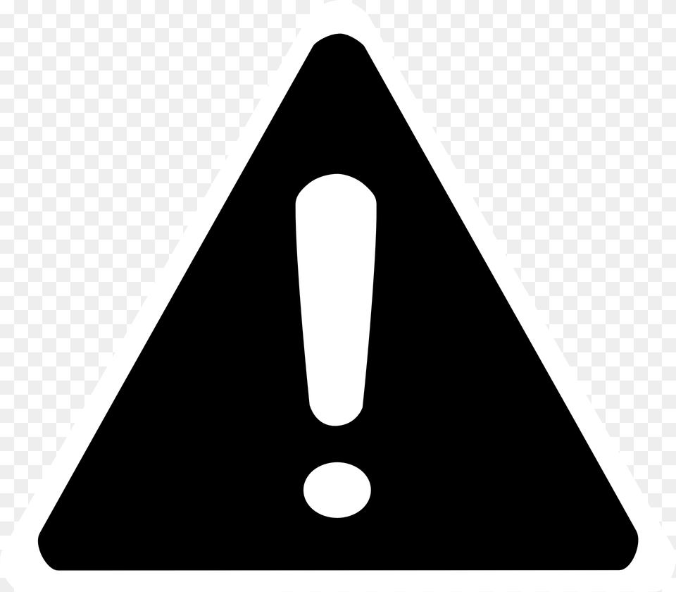 Warning Sign Attention Caution Danger Symbol Black Box Warning Symbol, Triangle, Astronomy, Moon, Nature Png Image