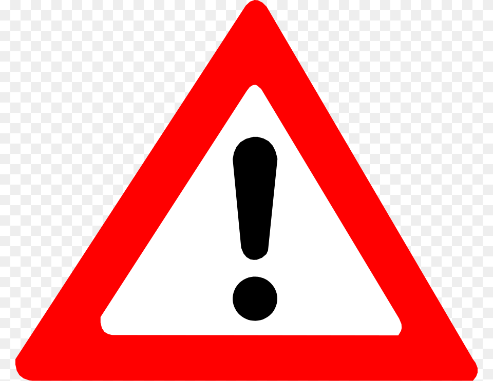 Warning Sign Clipart, Symbol, Road Sign Free Png