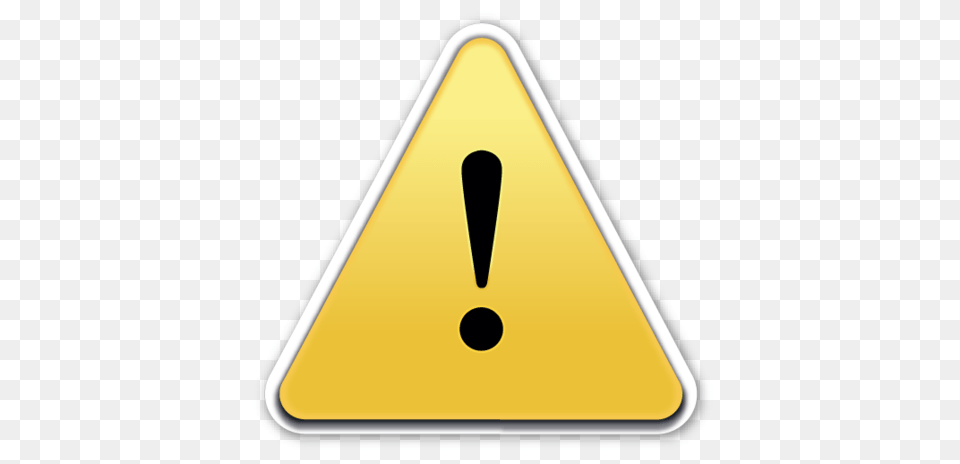 Warning Sign Emoticons, Triangle, Symbol, Disk Free Png