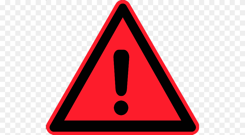 Warning Sign Exclamation Mark Triangle Vector Clip Art Bmw Red, Symbol, Road Sign Free Png
