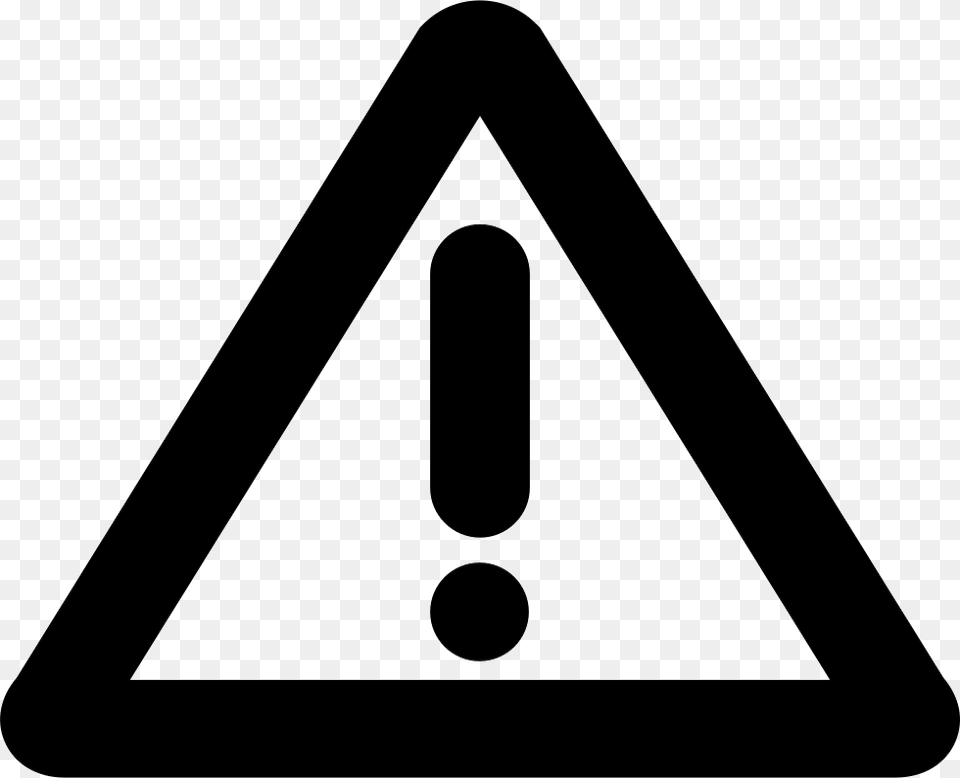 Warning Sign Icon Download, Triangle, Symbol Free Png