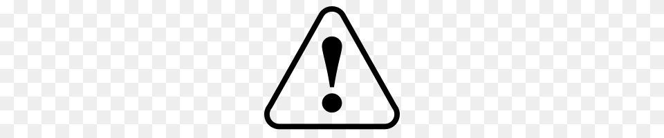 Warning Sign Icons Noun Project, Gray Png Image