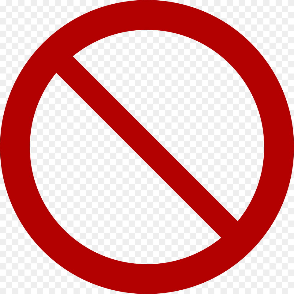 Warning Signs Of A Bad Realtor Forbidden Symbol, Sign, Road Sign, Disk, Stopsign Free Transparent Png