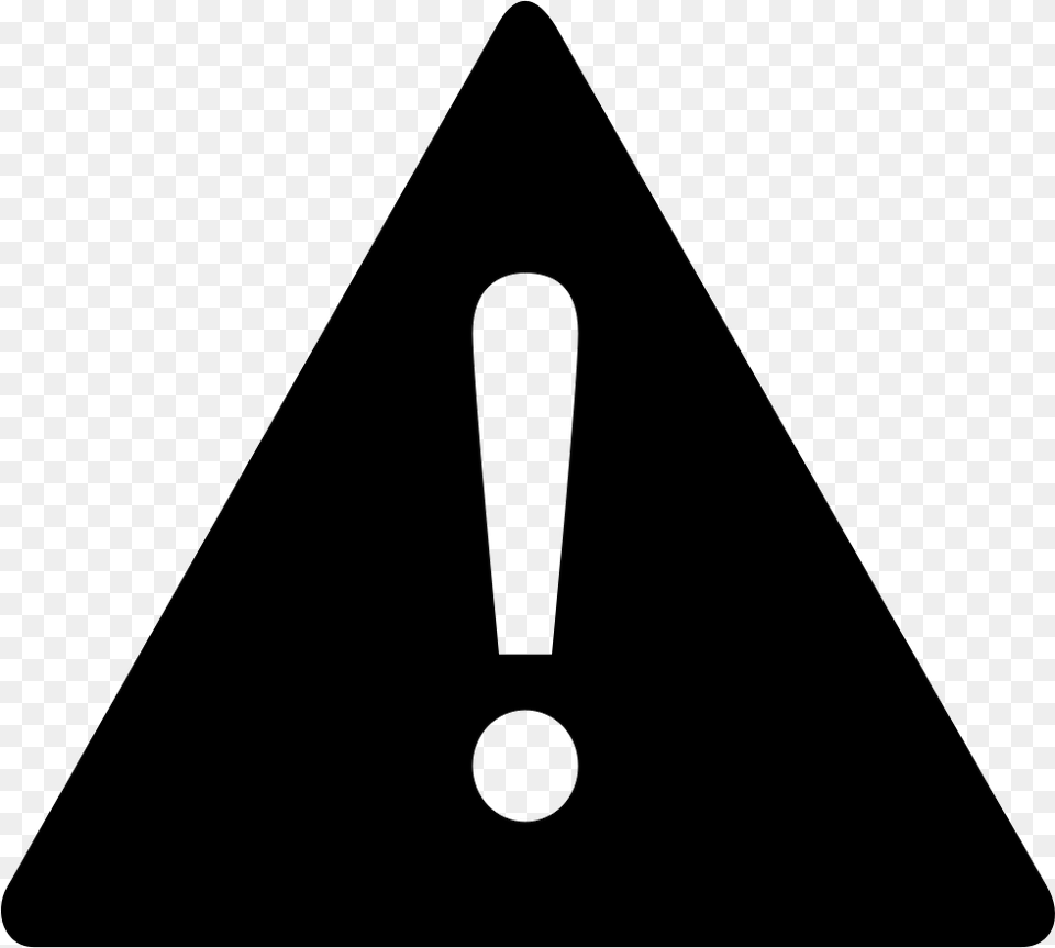 Warning Symbol Black And White, Triangle, Astronomy, Moon, Nature Free Transparent Png