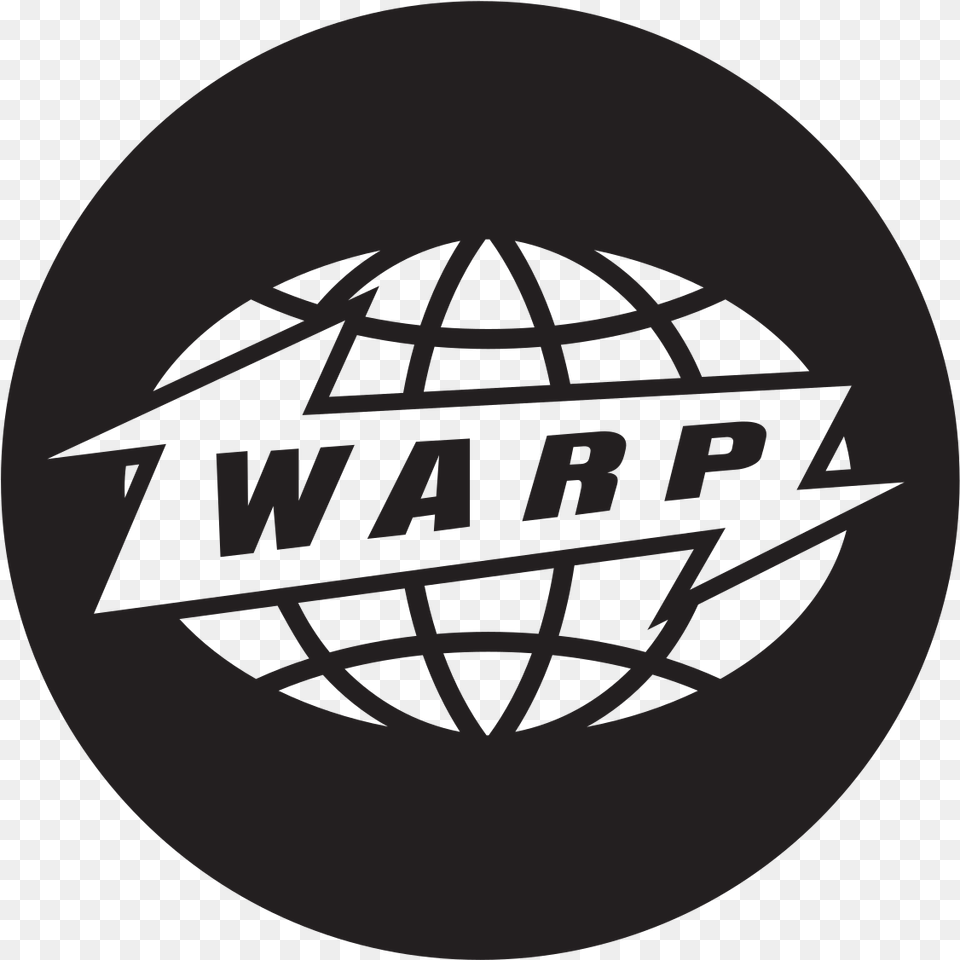 Warp Records Logo, Badge, Symbol, Disk Png Image