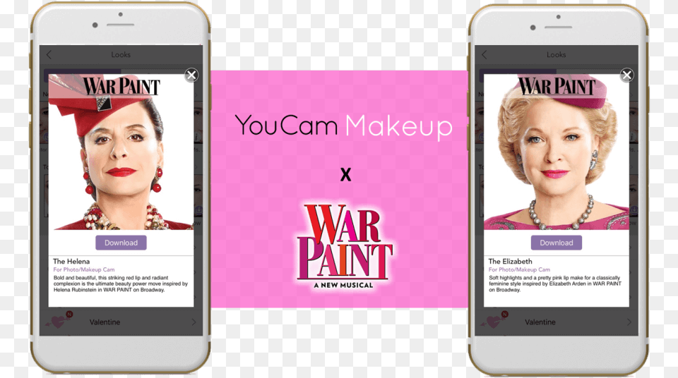 Warpaint War Paint Madame Helena Rubinstein And Miss Elizabeth, Electronics, Phone, Mobile Phone, Adult Png Image