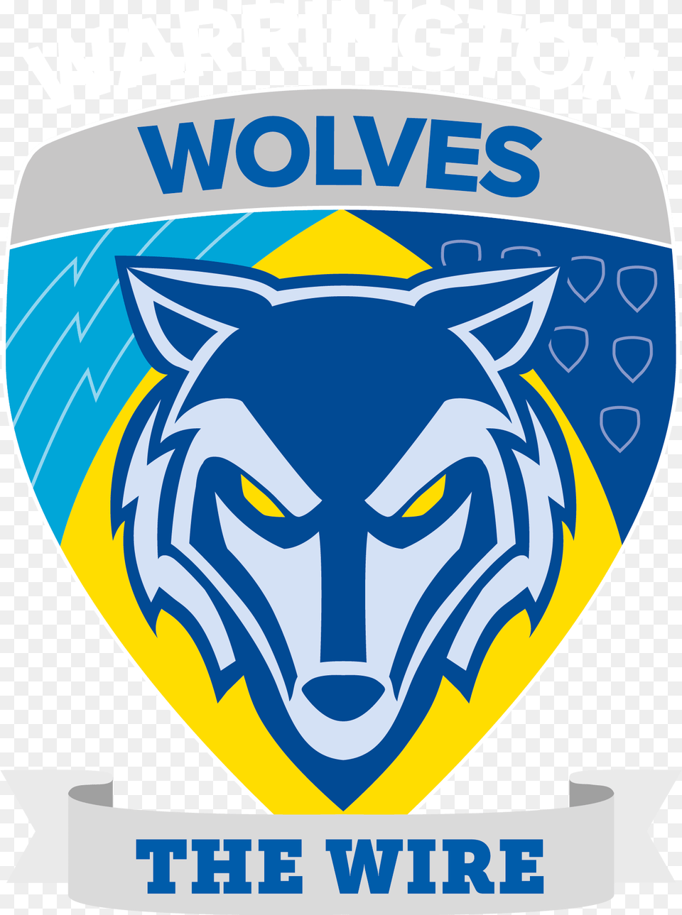 Warrington Wolves Catalans Dragons V Warrington Wolves, Logo, Badge, Symbol, Emblem Free Png Download