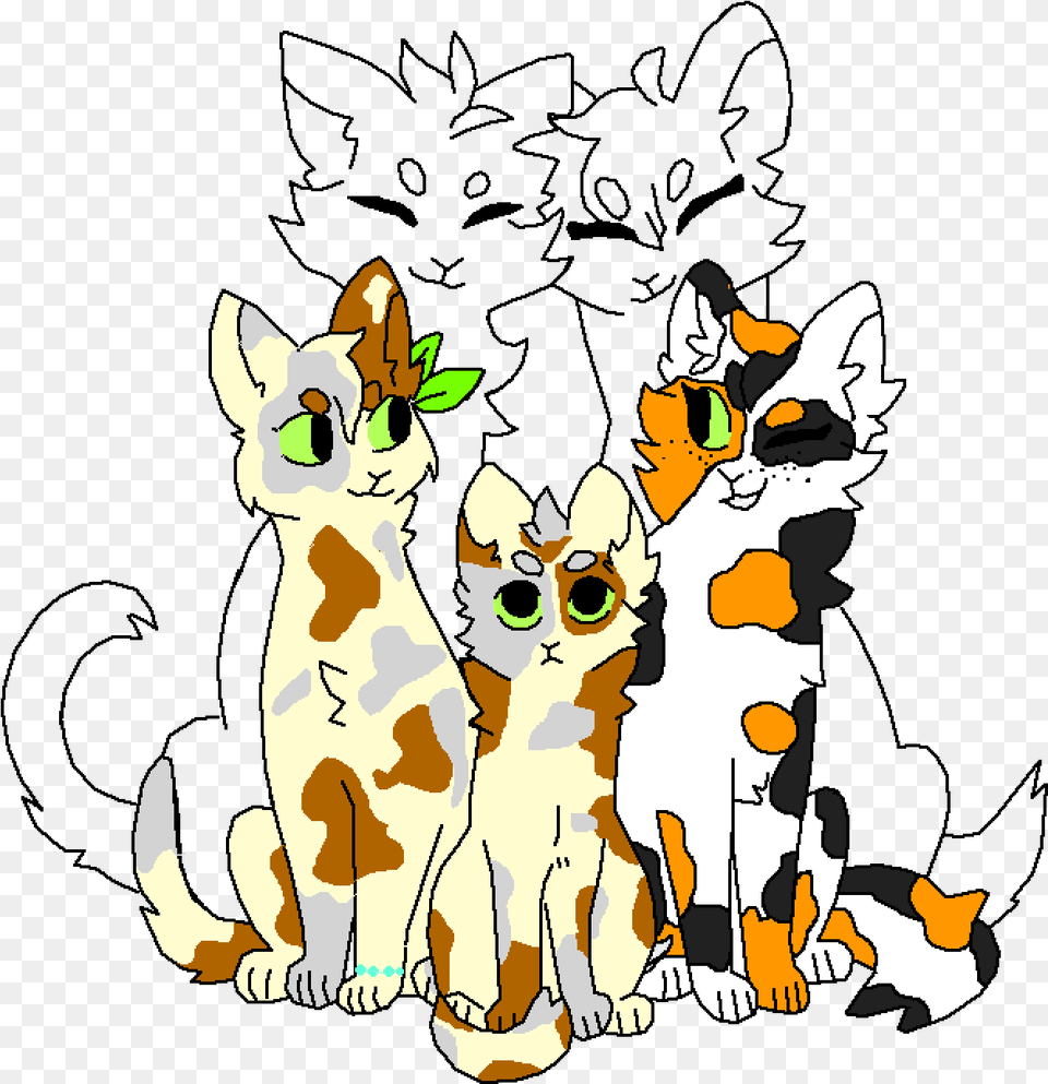 Warrior Cats Family Base, Animal, Canine, Dog, Mammal Free Png Download