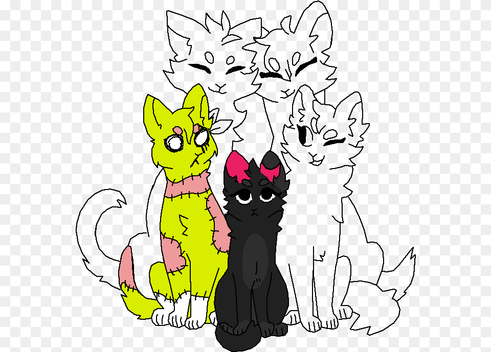 Warrior Cats Family Base, Animal, Cat, Mammal, Pet Png