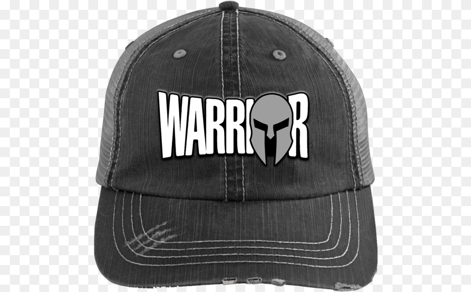 Warrior Distressed Trucker Cap Onion Going Into A Basketball, Baseball Cap, Clothing, Hat Png Image