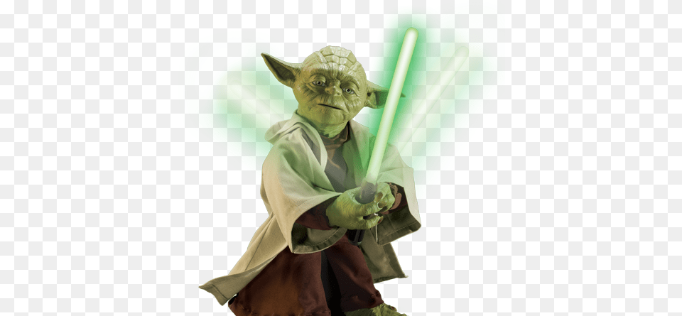 Warrior Mode Spin Master Star Wars Legendary Jedi Master Yoda, People, Person, Samurai, Adult Png Image