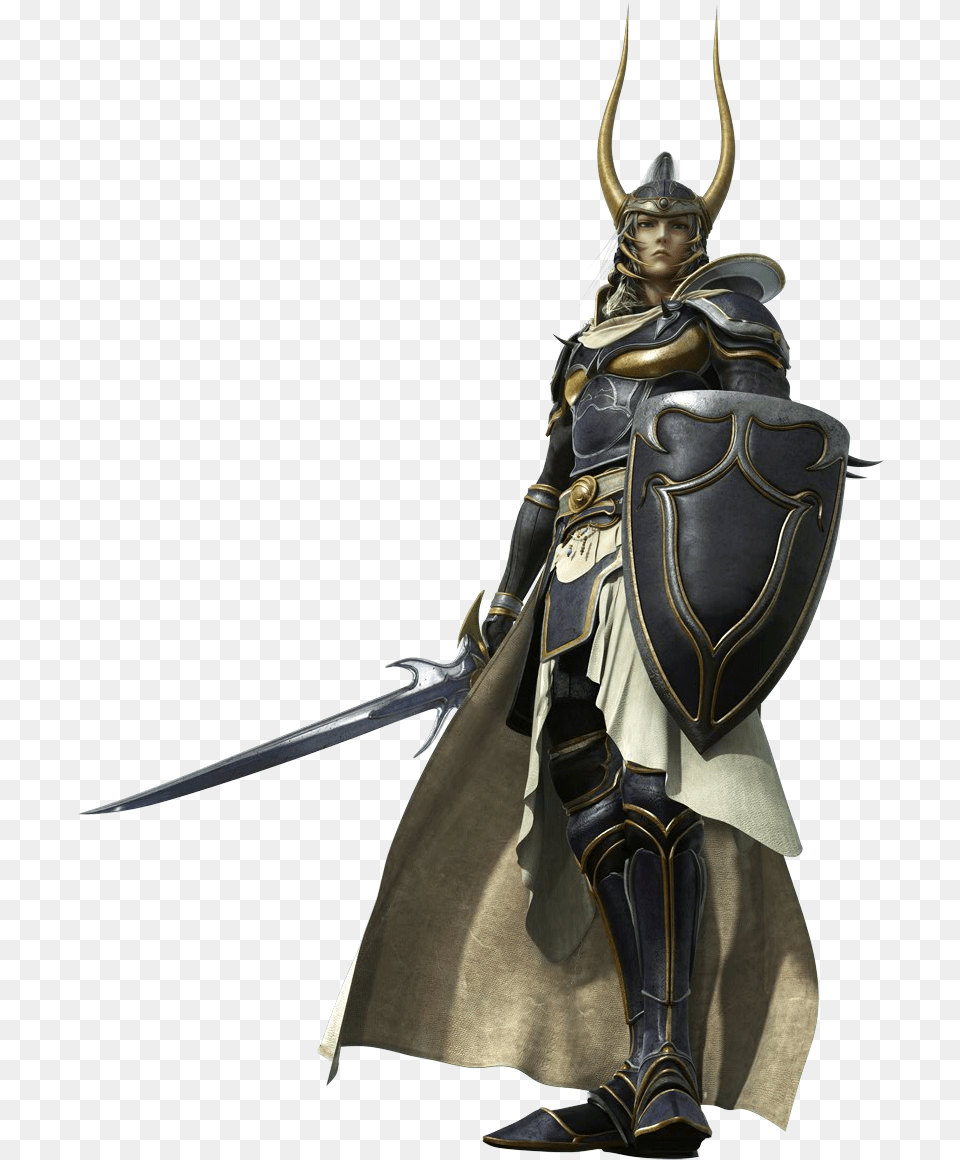 Warrior Of Light Render Final Fantasy Warrior Of Light, Adult, Weapon, Sword, Person Png Image