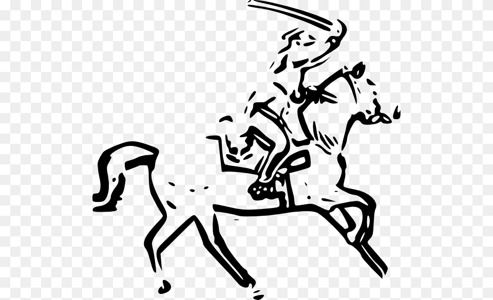 Warrior On Horse Logo, Animal, Team, Stencil, Sport Free Png