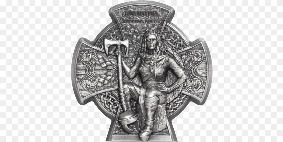 Warrior Queen Boudica Coin, Adult, Person, Man, Male Free Png Download