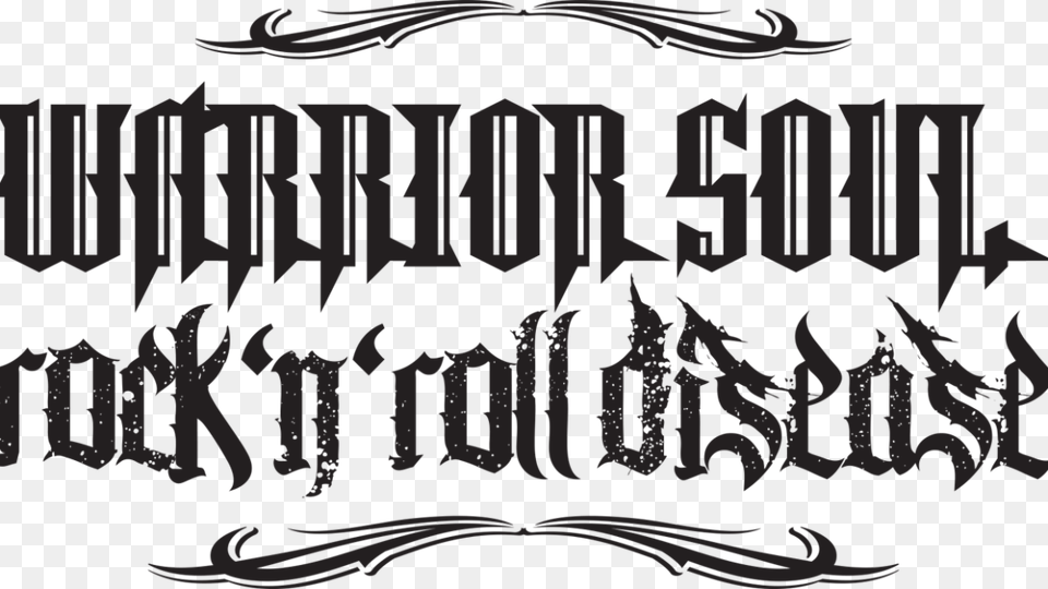 Warrior Soul Rock N Warrior Soul Rock N Roll Disease 2019, Calligraphy, Handwriting, Text, Person Png Image