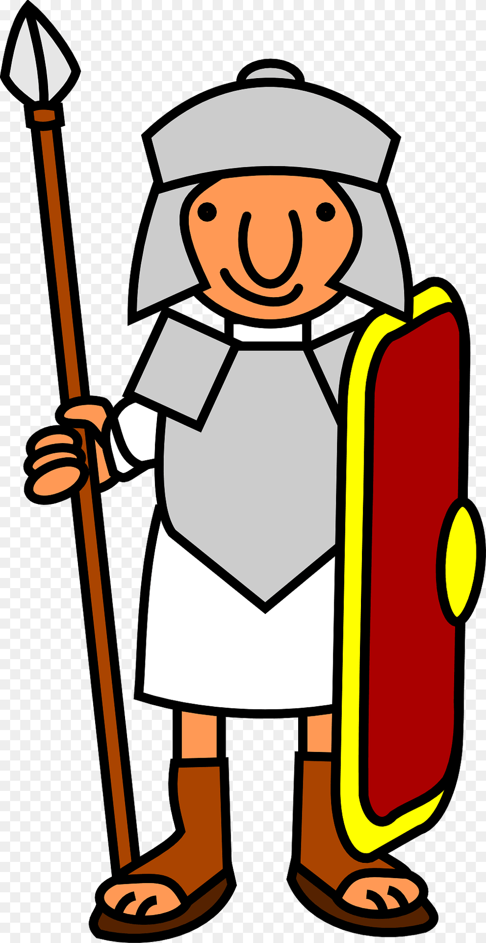 Warrior With A Spear Clipart Free Transparent Png