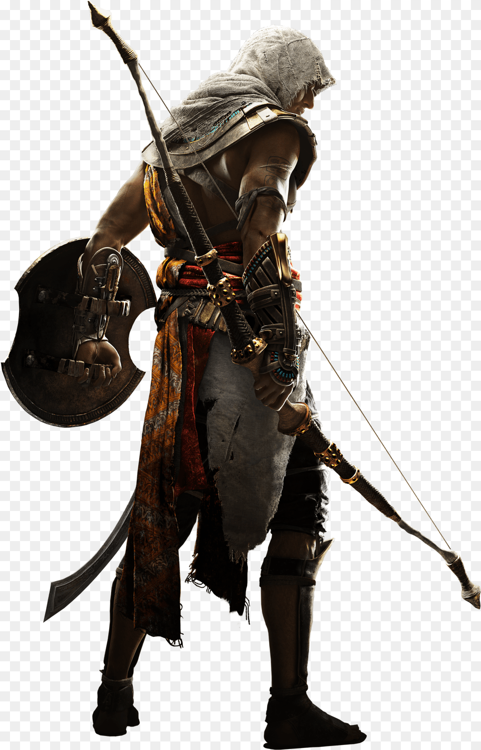 Warrioraction Figurefictional Character Assassins Creed Origins, Weapon, Archer, Archery, Bow Free Png Download