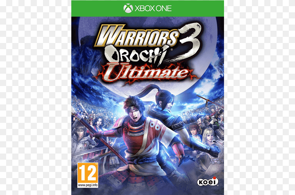 Warriors 3 Ultimate Xbox One, Advertisement, Adult, Publication, Person Free Transparent Png