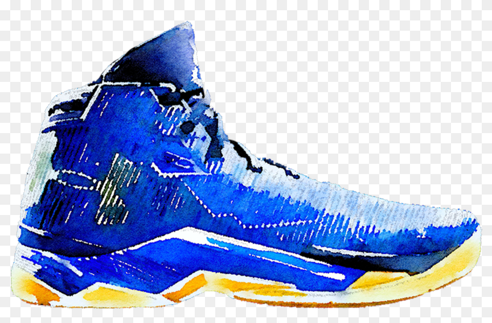 Warriors Curry Unisex Pullover Hoodie Printfile Front Basketball Shoe, Clothing, Footwear, Sneaker Free Png Download