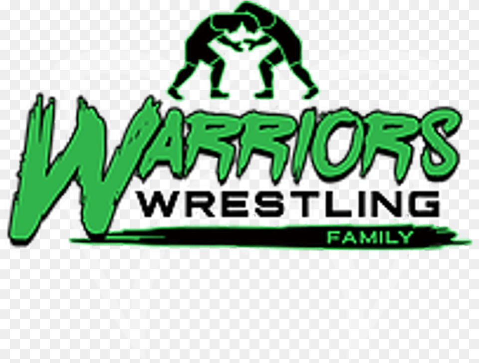 Warriors Family Large Wrestling With Character Omaha Graphic Design, Green, Logo, Baby, Person Free Png