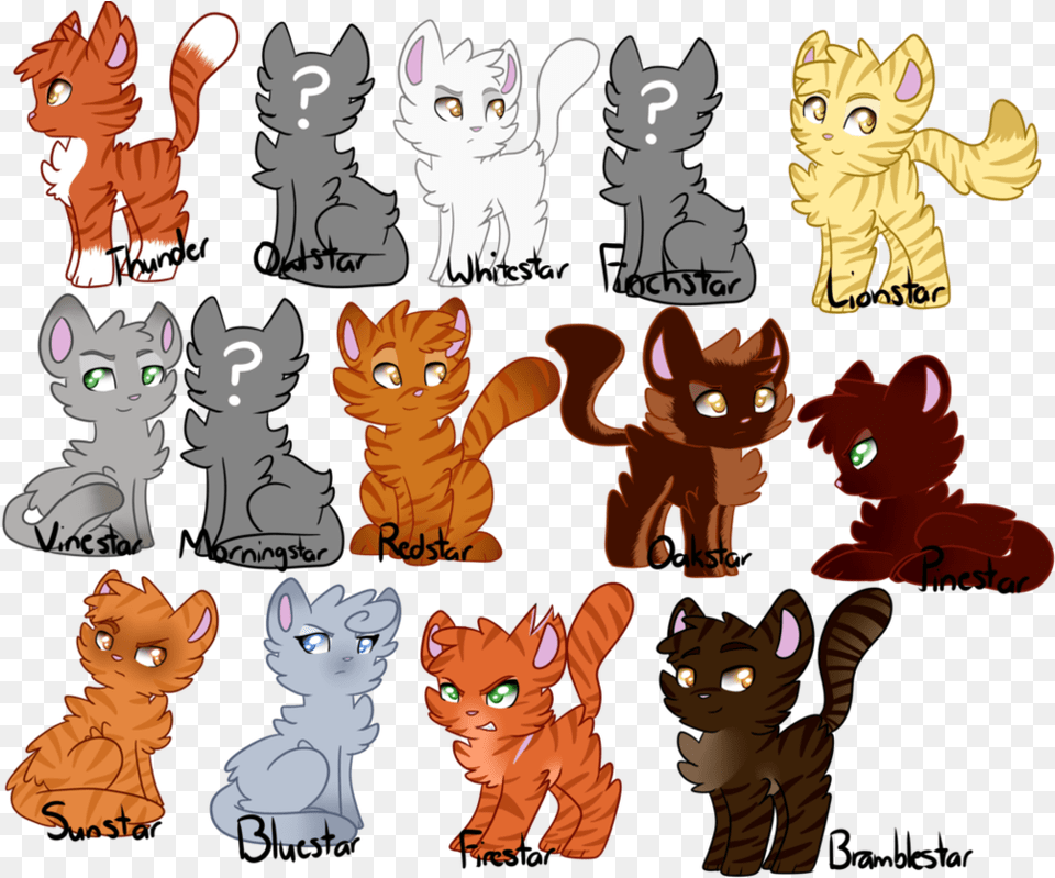 Warriors Leaders Of Thunderclan Thunderclan Warrior Cats, Publication, Book, Comics, Baby Free Png Download