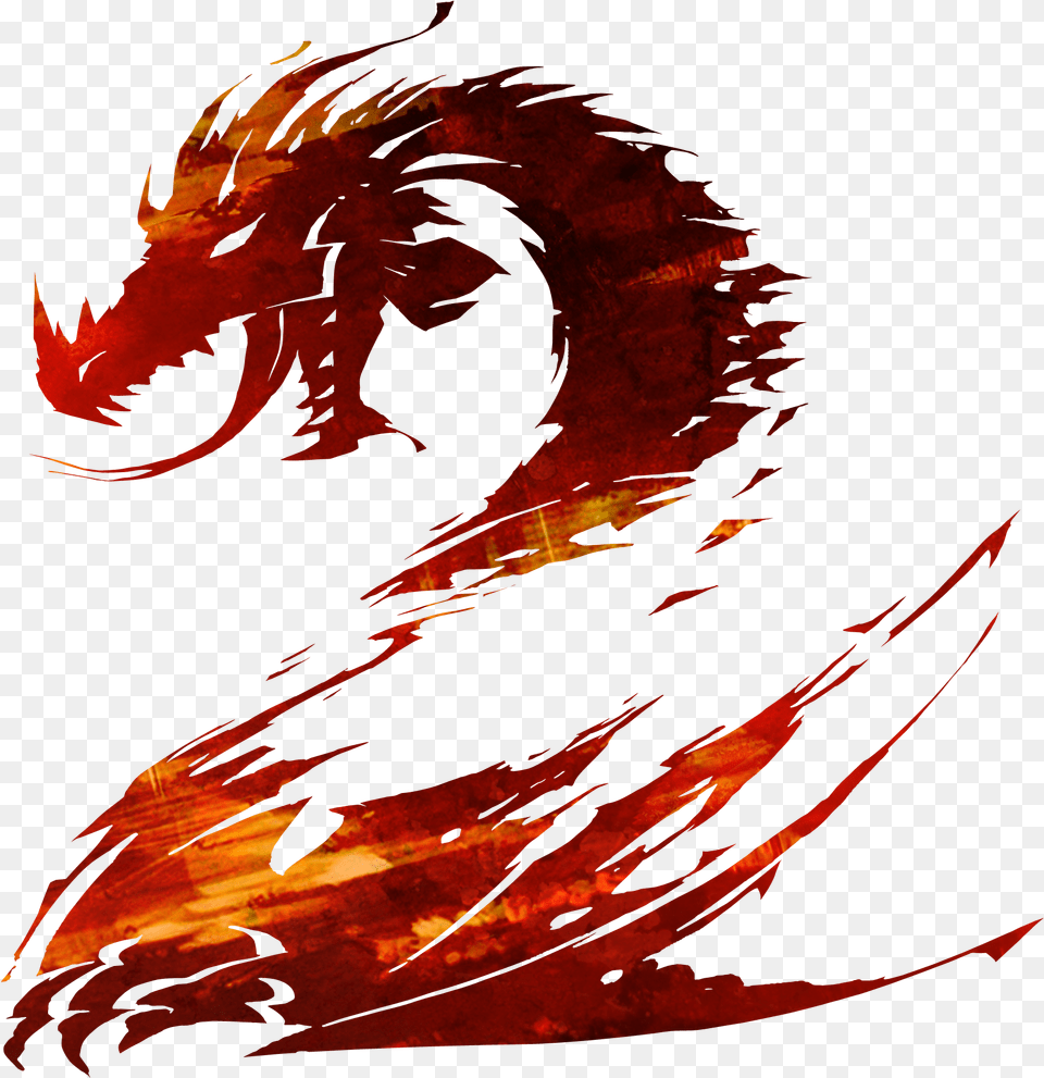 Wars Dragon Game Computer Hq Image Guild Wars 2 Logo, Person Free Transparent Png