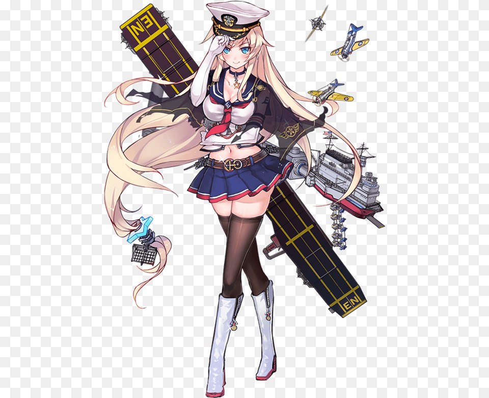 Warship Girls Wiki Uss Enterprise Ship Girl, Book, Publication, Comics, Adult Png Image