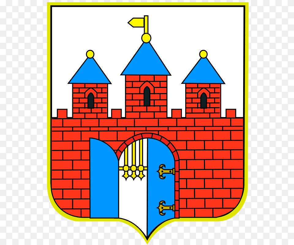 Warszawianka Bydgoszcz Coat Of Arms, Brick, Architecture, Building, Castle Png Image