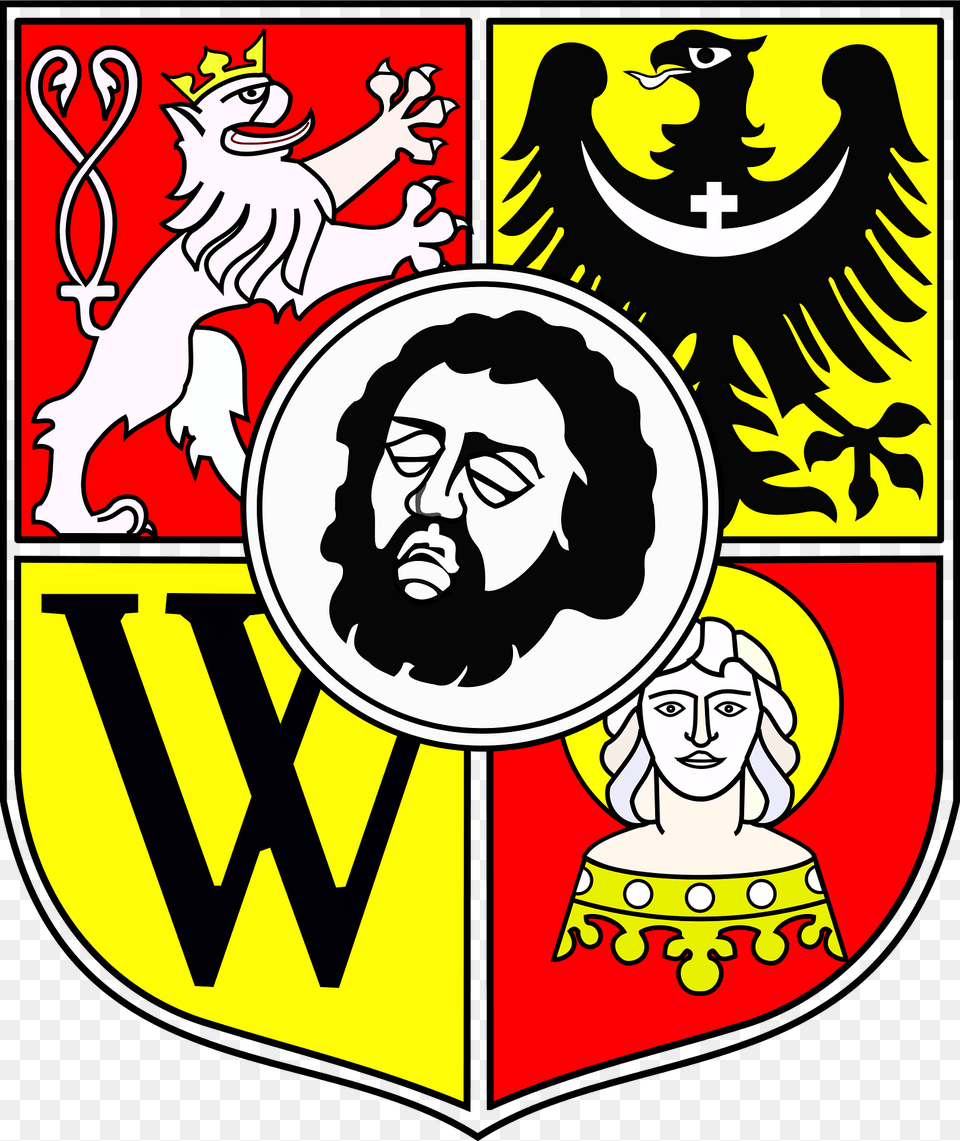 Warszawianka Wroclaw Coat Of Arms Clipart, Person, Head, Face, Adult Free Png Download