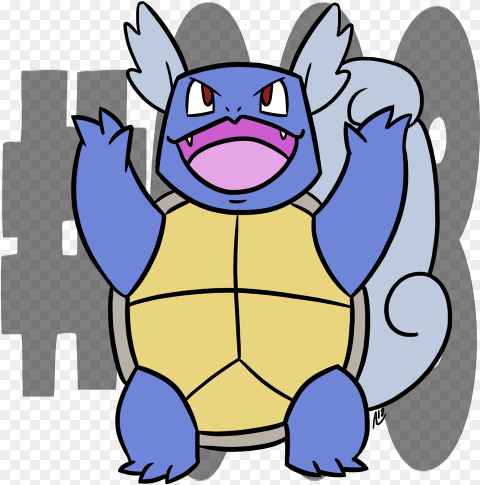 Wartortle Cartoon, Animal, Reptile, Sea Life, Tortoise Free Png