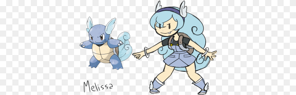 Wartortle Gijinka Pokemon Wartortle, Book, Comics, Publication, Baby Free Png Download