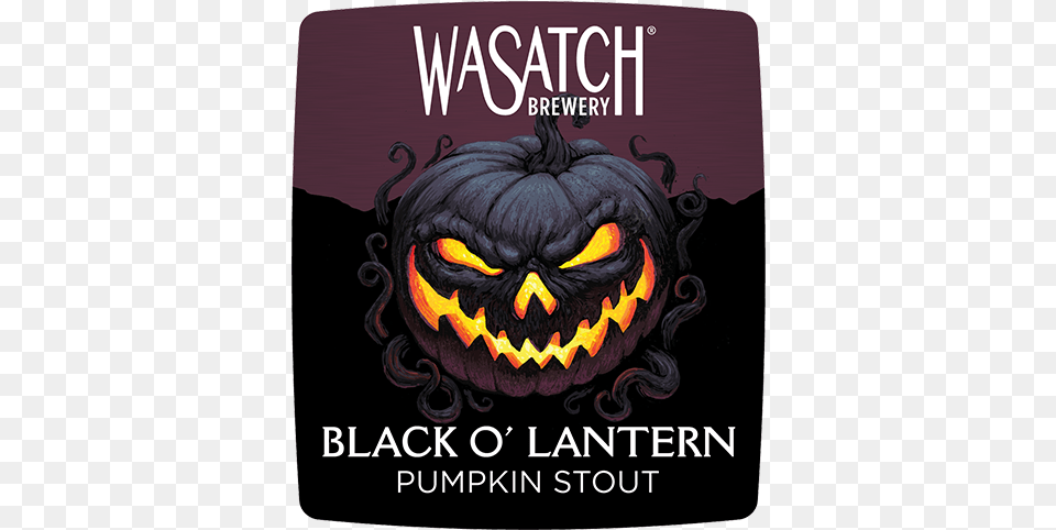 Wasatch Black O Lantern Pumpkin Stout Black O Lantern Pumpkin Stout, Festival, Halloween Png Image